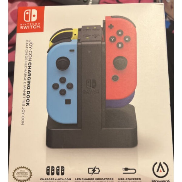 Naujas Nintendo Switch Charging Dock for 4 Joy-Con